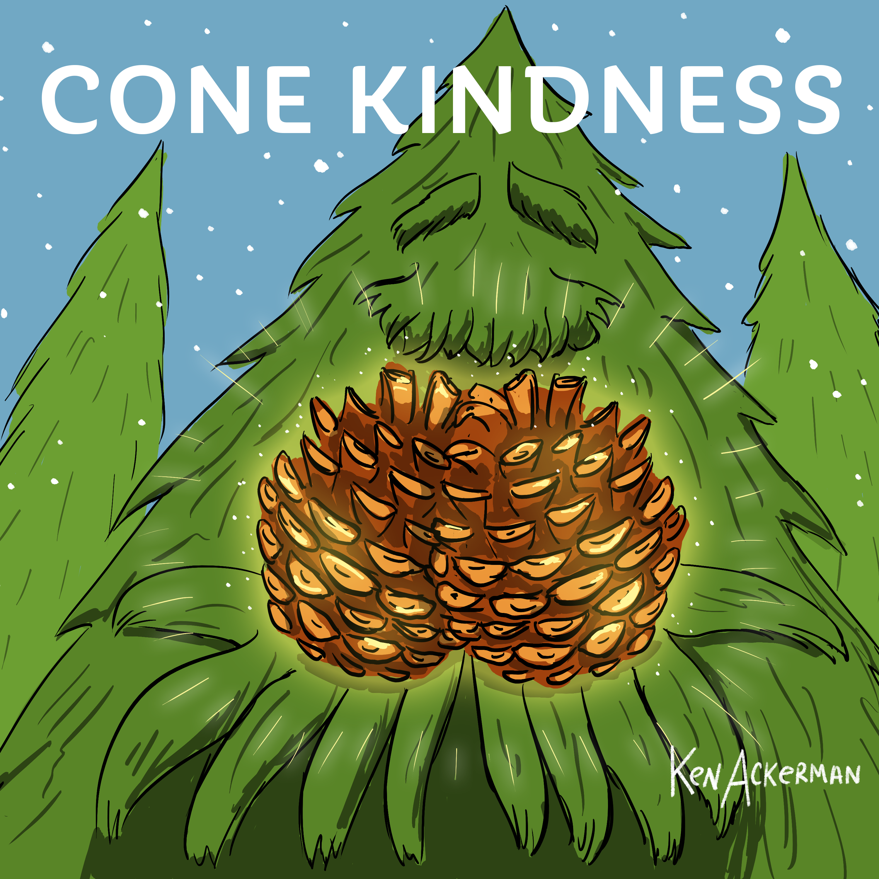 Tribute Tree and Cones of Kindness