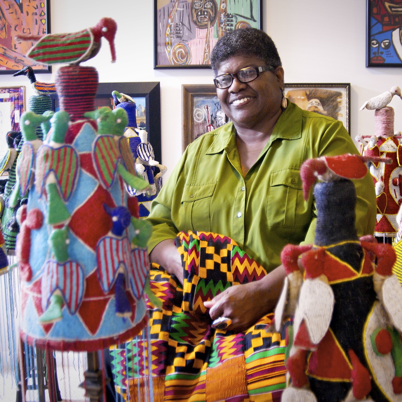 Dr. Carolyn Mazloomi talks about the beauty and power of African American quilts