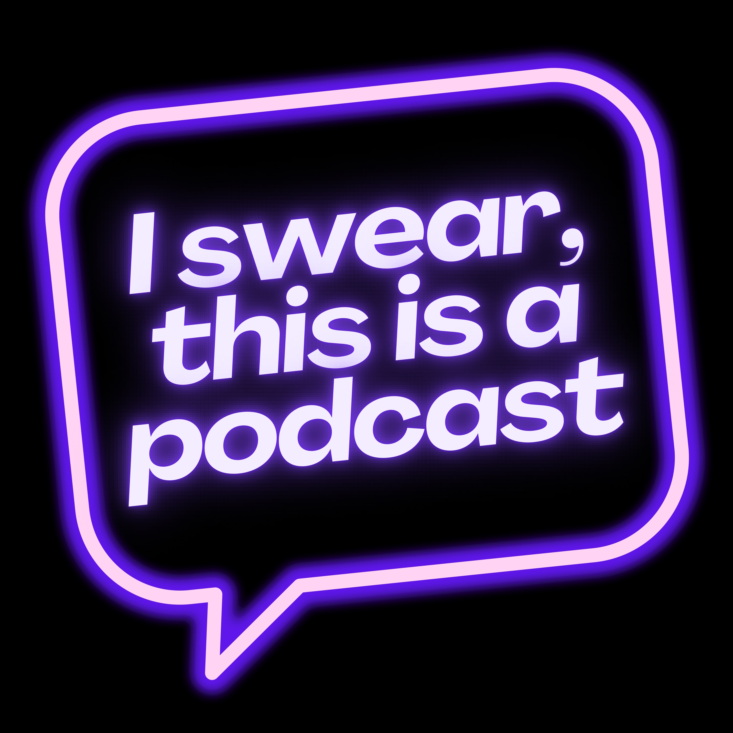 I swear, this is a podcast YOU MAY DESTROY THIS ONE cover art