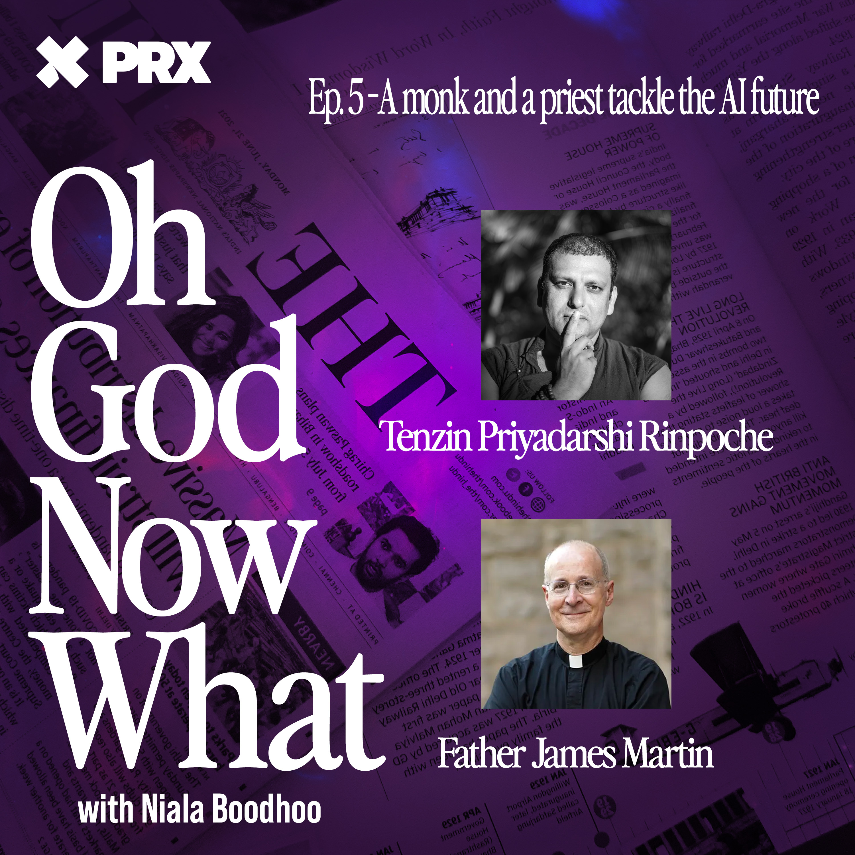 A monk and a priest tackle the AI future episode artwork