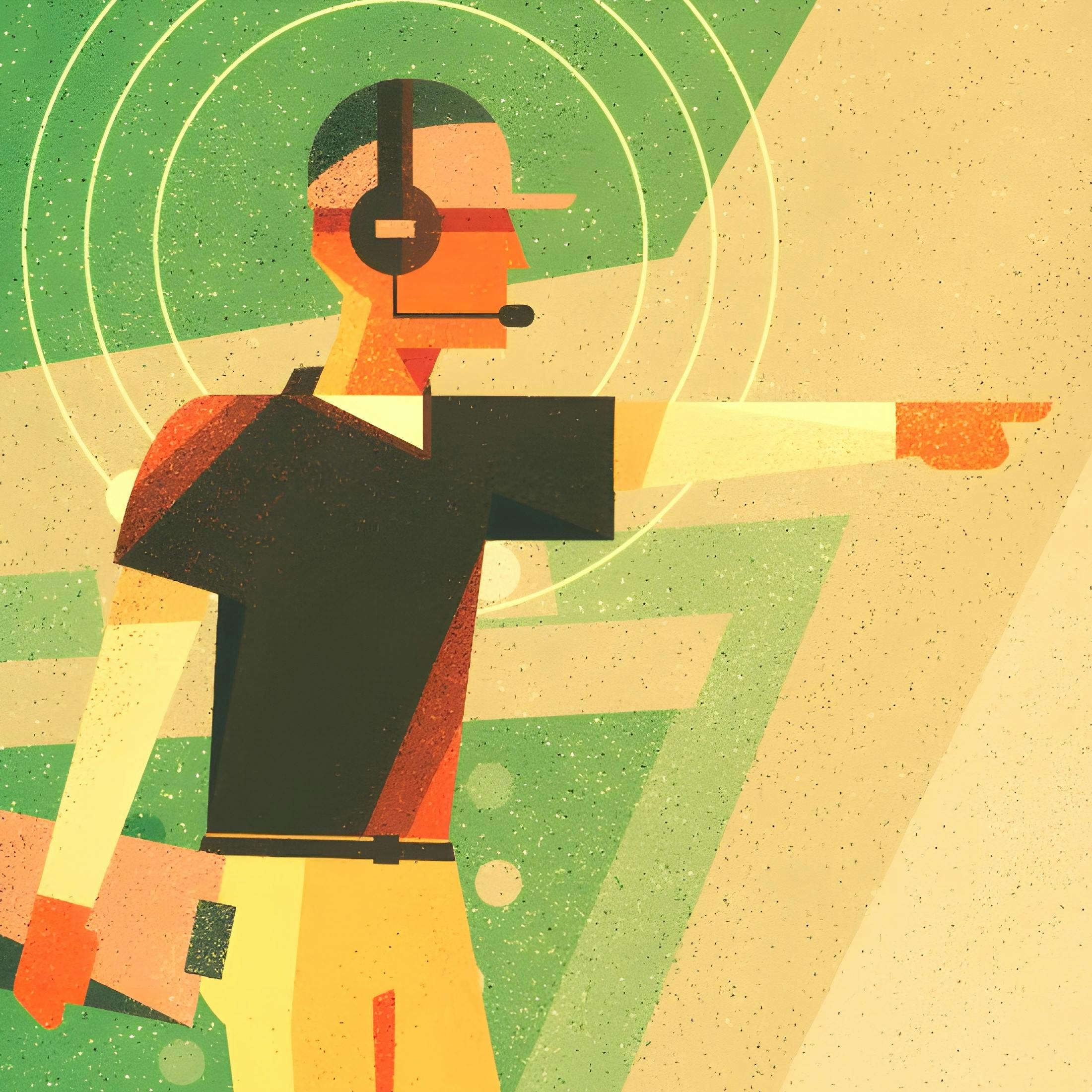Blue! 42! How helmet radio changed the NFL