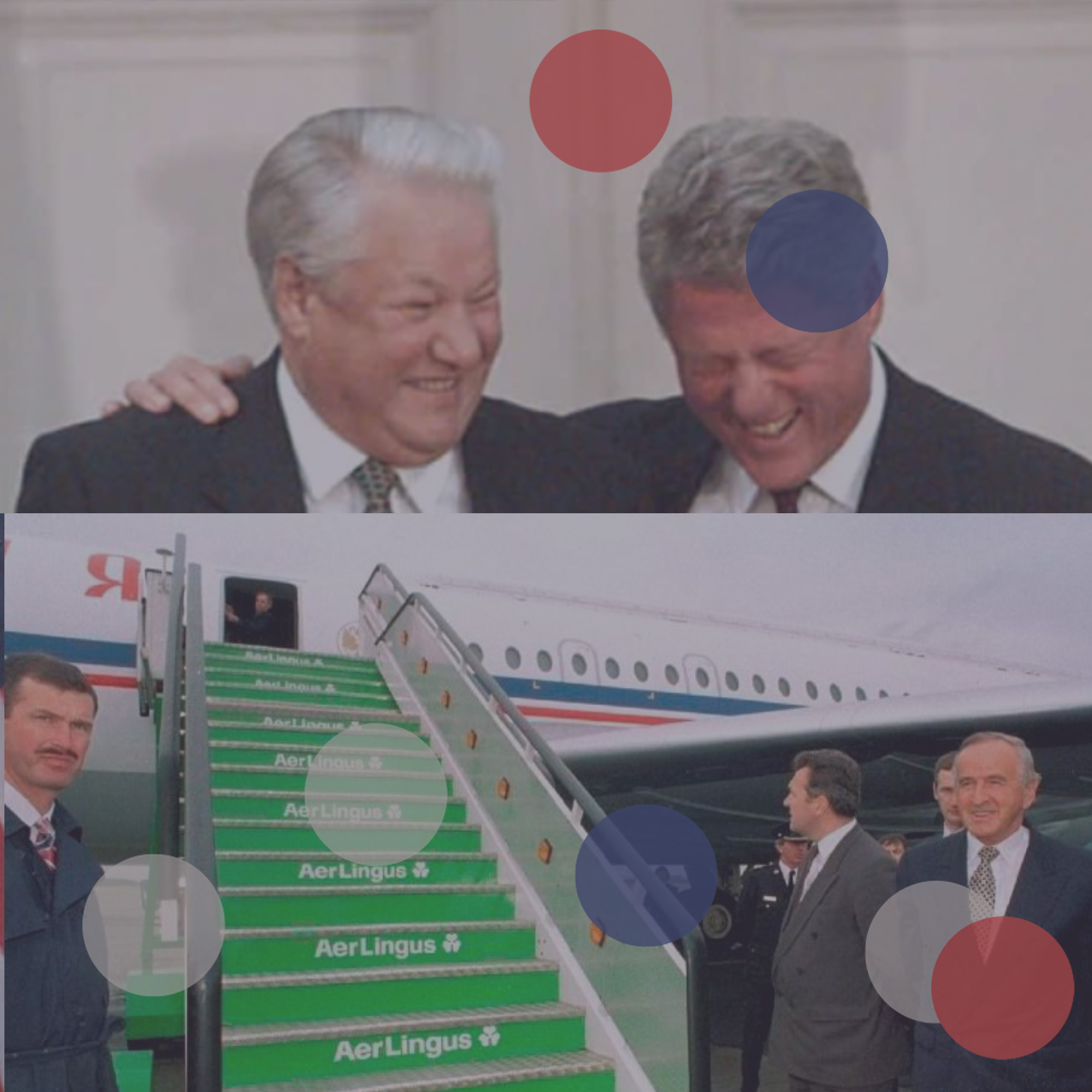 Yeltsin Refuses To Leave The Plane (1994)