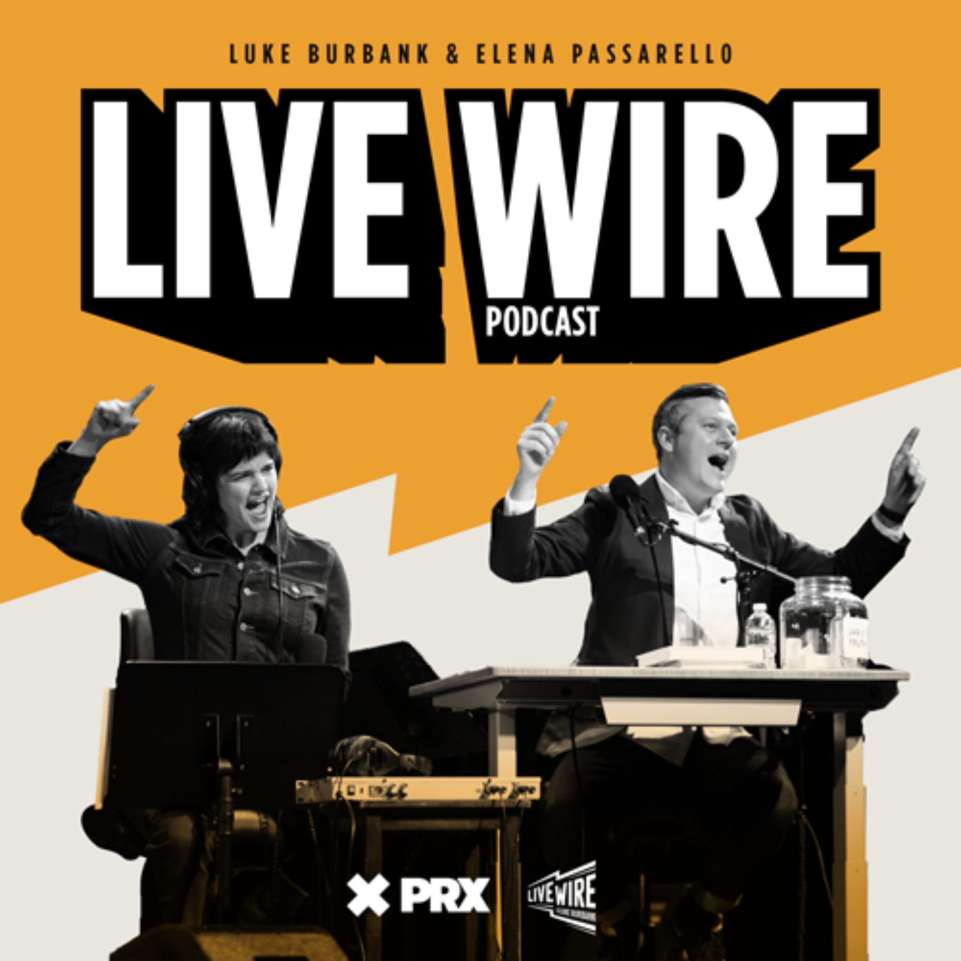 Logo of the podcast Live Wire with Luke Burbank