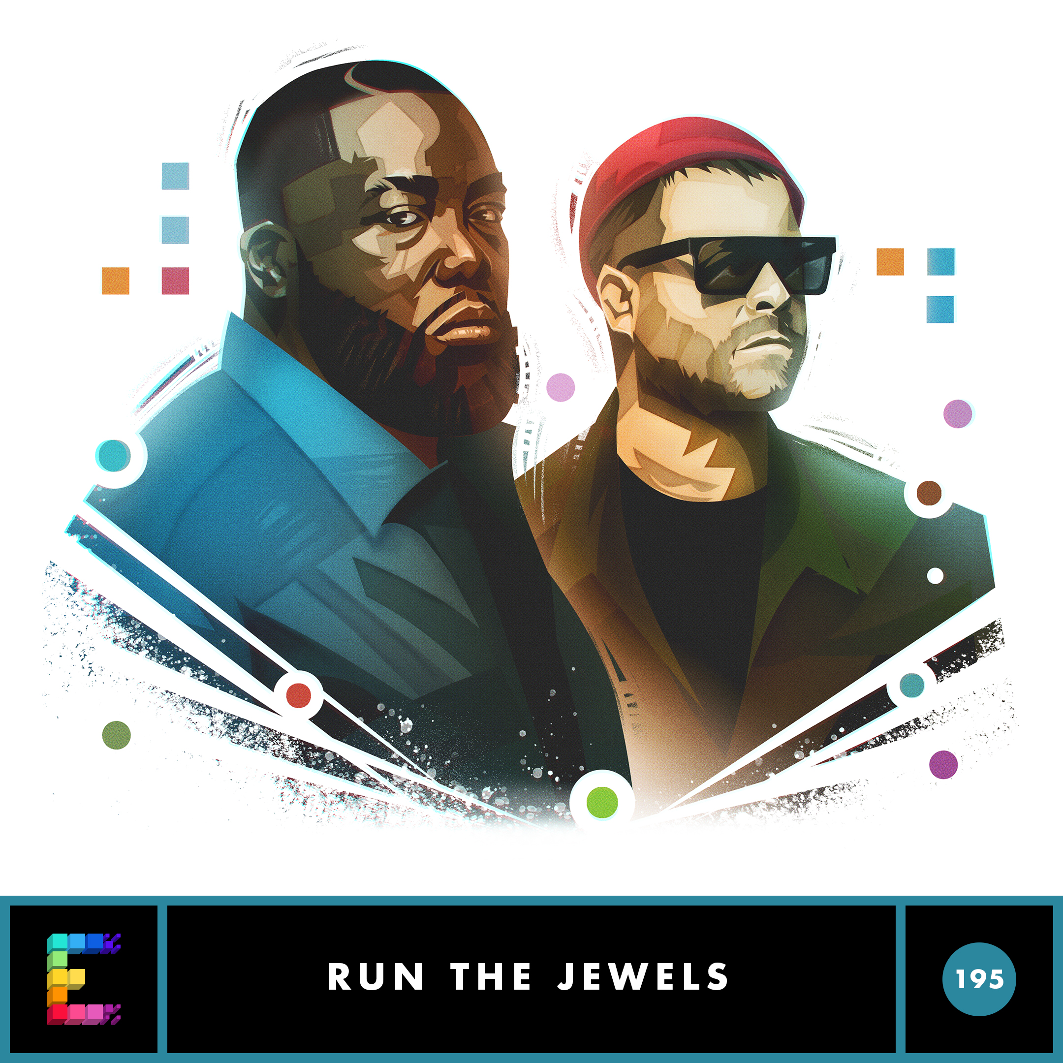 Run the Jewels - JU$T - podcast episode cover